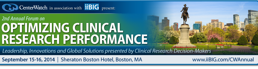 IIBIG 2nd Annual Forum on Optimizing Clinical Research Performance